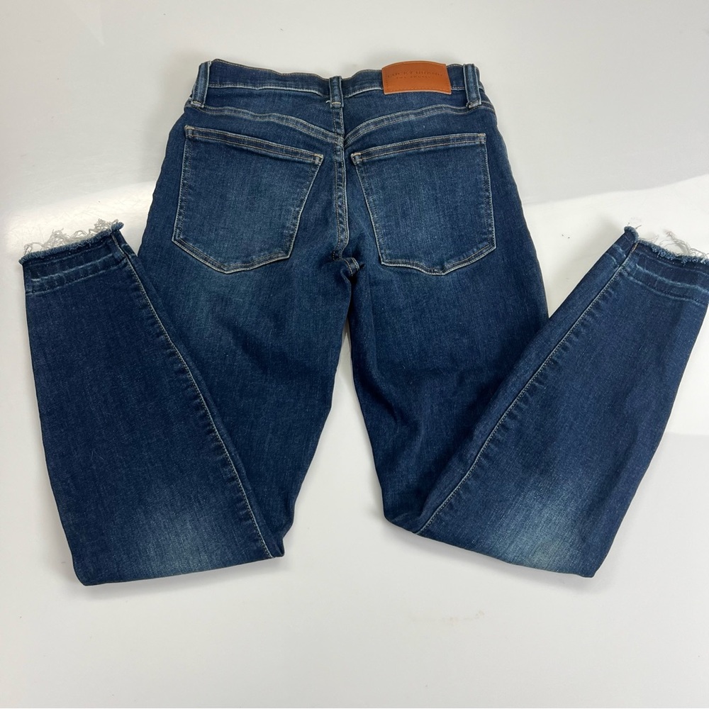 Lucky brand women’s mid rise skinny jeans 26 L7-31 - Picture 4 of 5